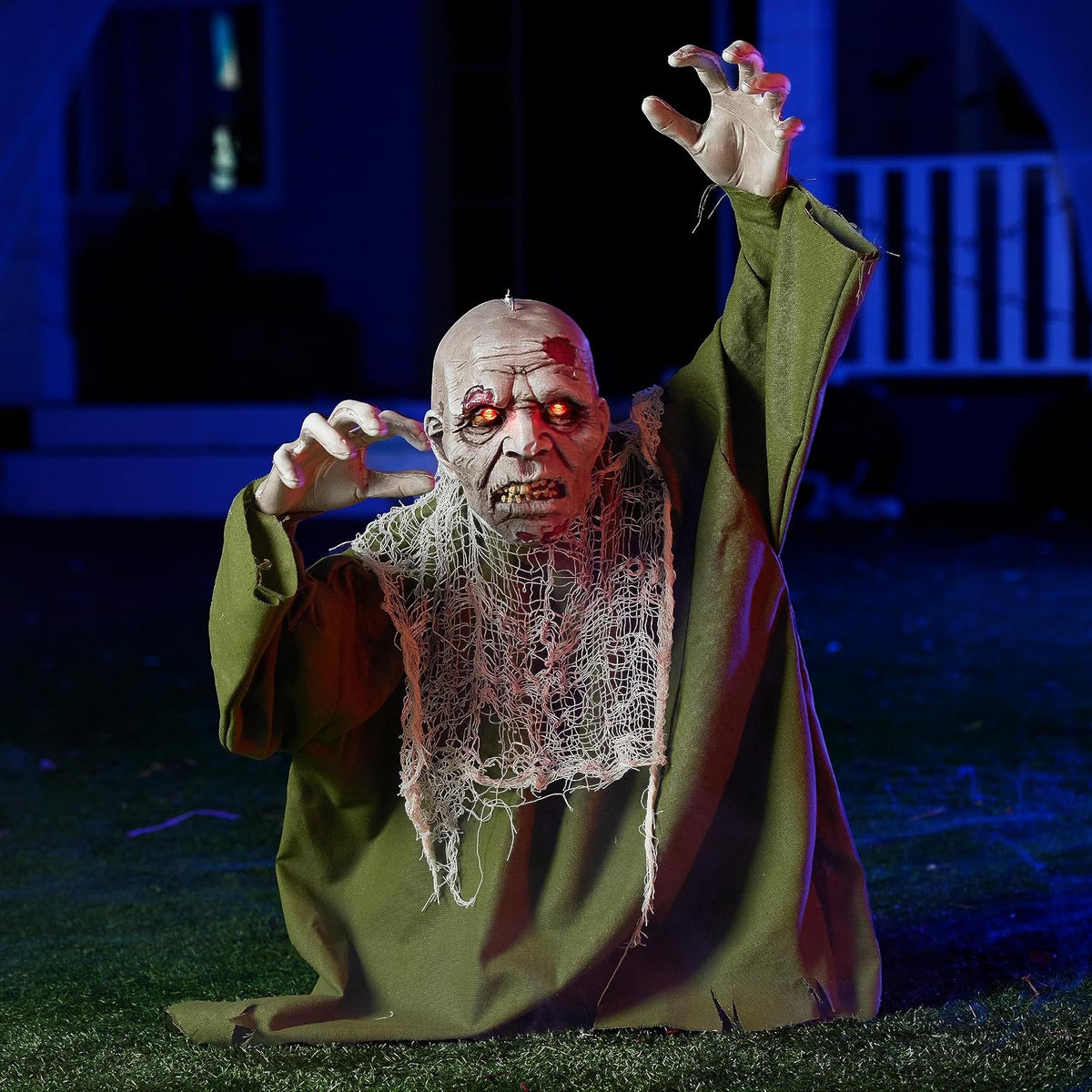 JOYIN Halloween Animated Zombie Groundbreaker Outdoor Decor with Light Up Eye...