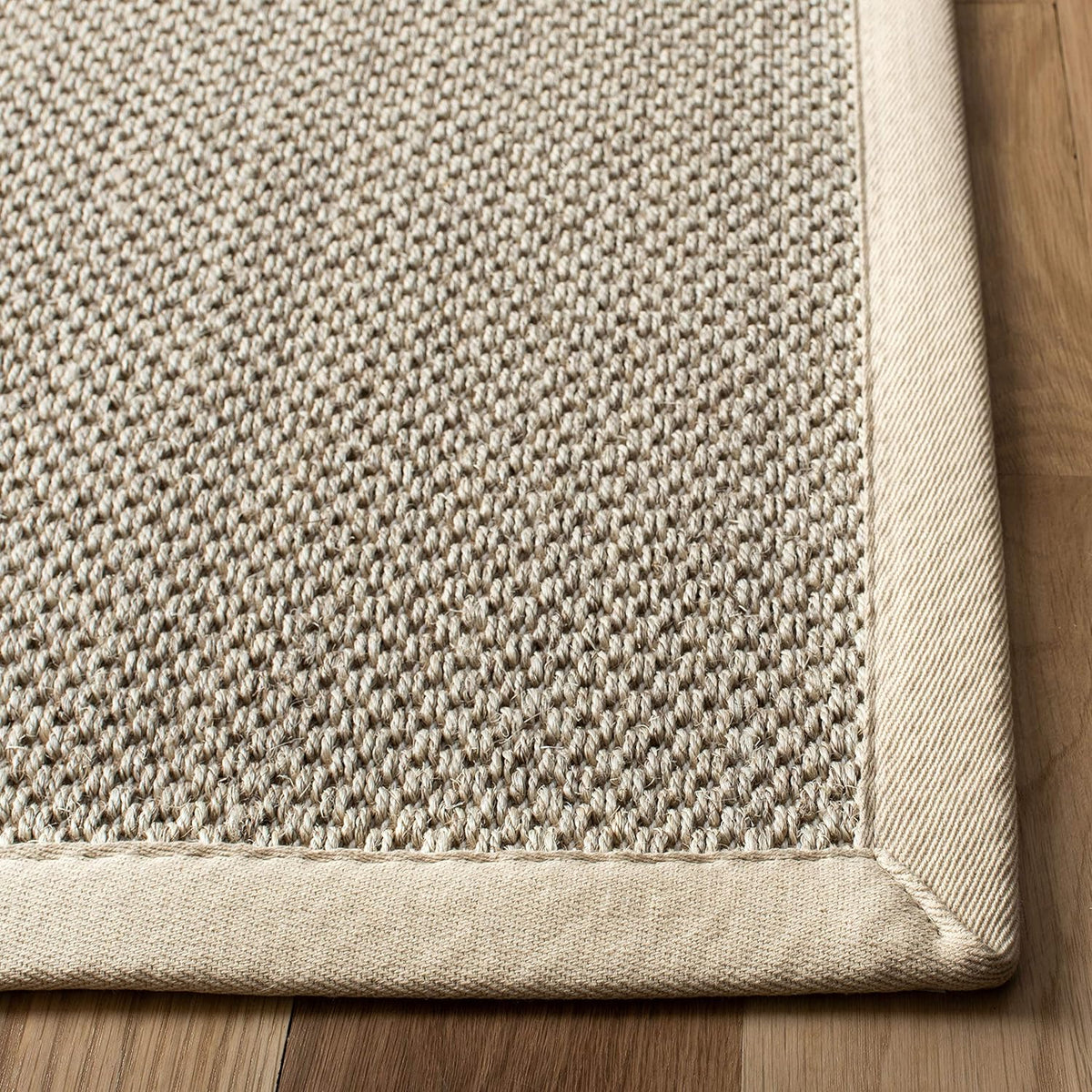 SAFAVIEH Natural Fiber Area Rug 9x12 Large Sisal Textured, Marble NF143C