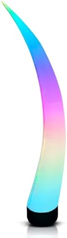 inflatable color changing tusk 10’, sand bag base, main product view
