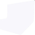 ISSUNTEX 5X6.5 ft White Background Backdrop,Photo Studio,Collapsible High Density Screen for Video Photography and Television