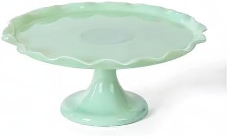 Martha Stewart Highbrook 11" Jadeite Glass Cake Stand fits 9" Cake ...