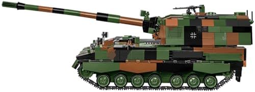 cobi armed forces panzerhaubitze 2000 tank building set on a desk or shelf