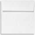 LUXPaper Square Invitation Envelopes | Peel & Press | 6 1/2" x 6 1/2" | White Linen | 80lb. Text | 50 Qty