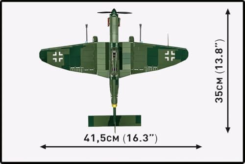 cobi historical collection wwii junkers ju 87 g-2, package contents