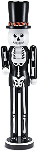 ornativity christmas scary skeleton nutcracker – black and, main product view