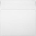 LUXPaper Square Invitation Envelopes | Peel & Press | 5 3/4" x 5 3/4" | White | 100% Recycled | 80lb. Text | 50 Qty