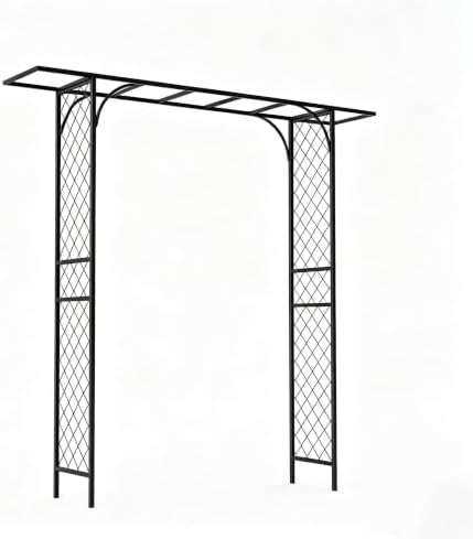zhongma metal garden arbor, 83.5'' high x 82.7'', view 9