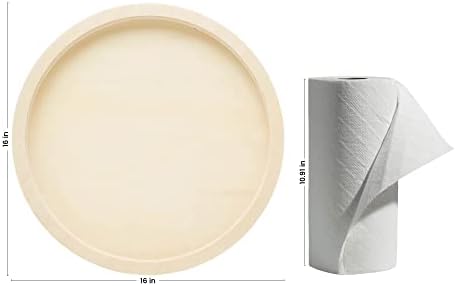 circle wood sign blank 16 inch diameter, pack shown in use
