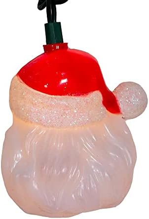 kurt s. adler ul 10-light santa head light showing dimensions