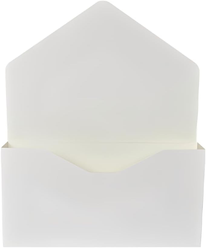 BBJ WRAPS Envelope Flower Boxes for Arrangements Solid Color Korean Floral Box Cardboard Floral Envelope Box Florist Supply, 8.7 x 1.6 x 10.6 Inch - 5 Counts