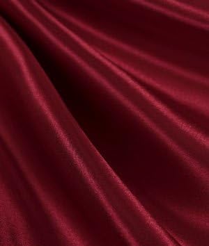 MDS Pack of 125 PCS Satin Chair Sashes Charmeuse Sateen Dining Chair Bows Ribbon Ties Back Sash for Wedding Party Birthday Home Hotel Restaurant Banquet Decoration (7 x 108 Inch, Maroon)