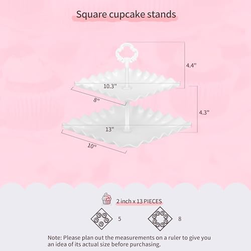 pack of 11 nwk cake stand set of, close-up detail