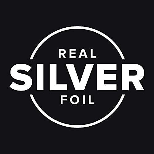 Bliss Collections Silver Foil Share a Memory Cards, Pack of 50, 4x6 Cards for Wedding, Shower, Birthday, Funeral, Celebration of Life, Retirement, Graduation, Going Away, Life Memories, USA Made