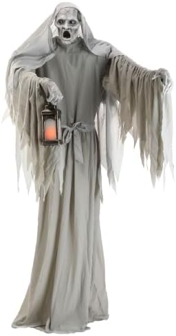 fun costumes 6.9ft animatronic frederick the floating phantom, front angle view