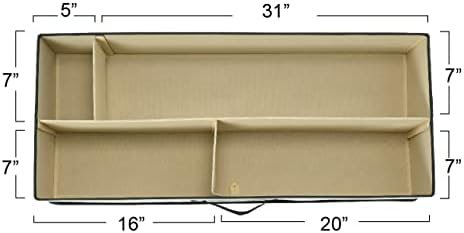 household essentials holiday gift wrap organizer with lid, close-up detail