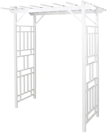 dura-trel wellington arbor, vinyl garden archway for outdoors, main product view