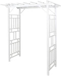 dura-trel wellington arbor, vinyl garden archway for outdoors, main product view