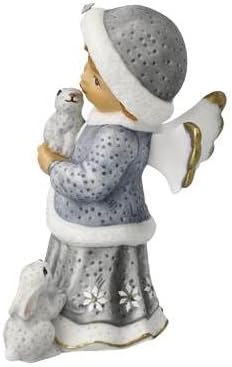 Goebel Angel Figurine Winter Walk - Winter Angels Nina & Marco