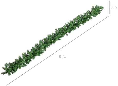 best choice products 9ft pre-lit battery powered christmas on a desk or shelf