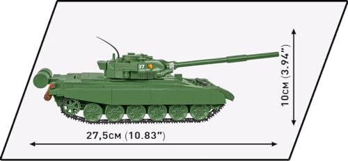 cobi armed forces t-72 (east germany/soviet) tank building, close-up detail