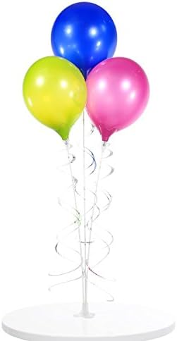 PermaShine - Reusable and Helium Free Triple Balloon Bouquet - Permanent Plas...