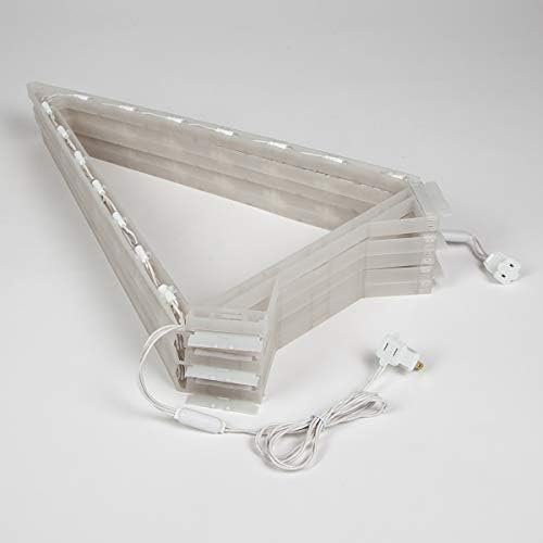 48" warm white led christmas star decoration folding on a desk or shelf