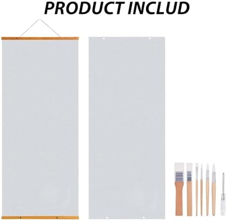magic canvas paint with water,includes 2 interchangeable canvas showing dimensions