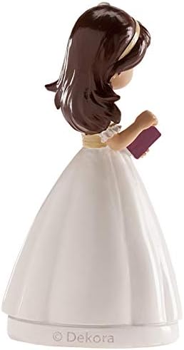 dekora - Decorative Girl Figure for First Communion Cake - 13 cm