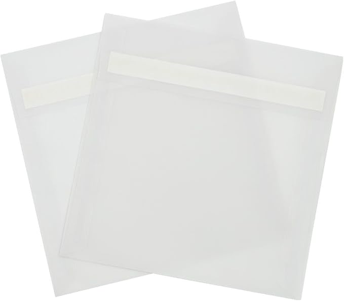 LUXPaper Square Invitation Envelopes | Peel & Press | 7" x 7" | Clear Translucent | 30lb. Text | 50 Qty