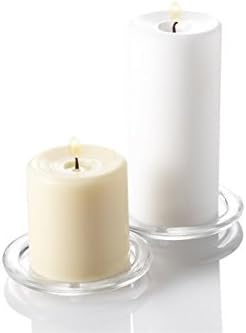 Eastland Round Glass Pillar Candle Holder Set of 12