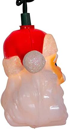 kurt s. adler ul 10-light santa head light, side view
