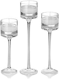 yummi Set of 18 Floating Candles and Monet Stem Holders - White
