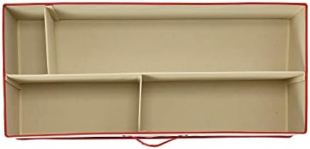 household essentials holiday gift wrap organizer with lid, view 9