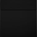 LUXPaper Square Invitation Envelopes | Peel & Press | 5" x 5" | Midnight Black | 80lb. Text | 50 Qty