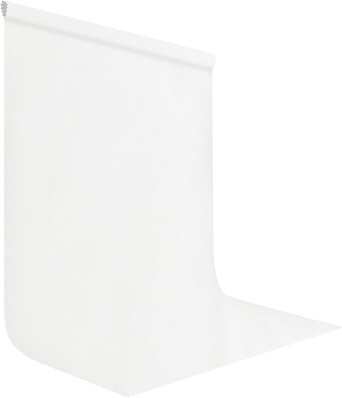 White Screen Backdrop for Photography 6x9ft Zoom Meeting, Game Live Steaming Photo Studio Shooting Props High Density Fabric Background
