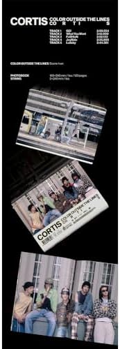 CORTIS [1st EP Album COLOR OUTSIDE THE LINES](Scene 1 Ver.) + 3 Extra Photoca...