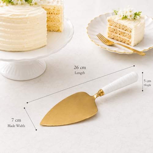 Portmeirion Sophie Conran White Cake Server - White