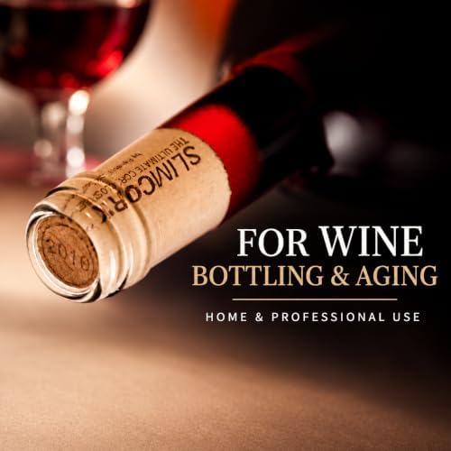 100 Natural Wine Corks #9, 44 x 24 mm, Made in Portugal