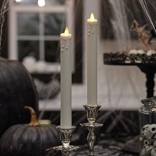 Luminara - Flameless Flickering Moving Flame Battery Operated Unscented Candl...