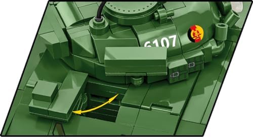 cobi armed forces t-72 (east germany/soviet) tank building, view 9
