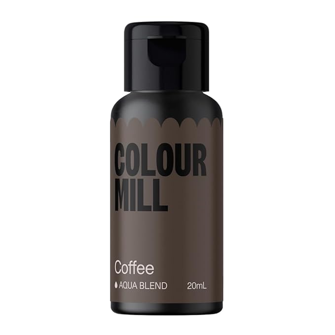 Colour Mill Aqua Blend Water-Based Food Coloring, 20 Milliliters Coffee