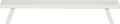 WEIGLA – Candle Arch Stand from The Ore Mountains | White | Erzgebirge Wooden Window Sill Riser | Decorative Beechwood Base for Christmas Candle Arches | Podium for Light Arch | 45 x 7.5 x 11 cm