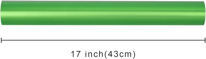 Garbendy Green Wrapping Paper - Solid Color Metallic Sparkle Paper Perfect for Father's Day, Birthday, Wedding, Baby Shower, Party - 17 Inch X 33 Feet