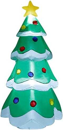 dr.dudu 7 ft inflatable christmas tree decorations outdoor, view 9