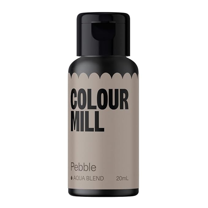 Colour Mill Aqua Blend Water-Based Food Coloring, 20 Milliliters Pebble