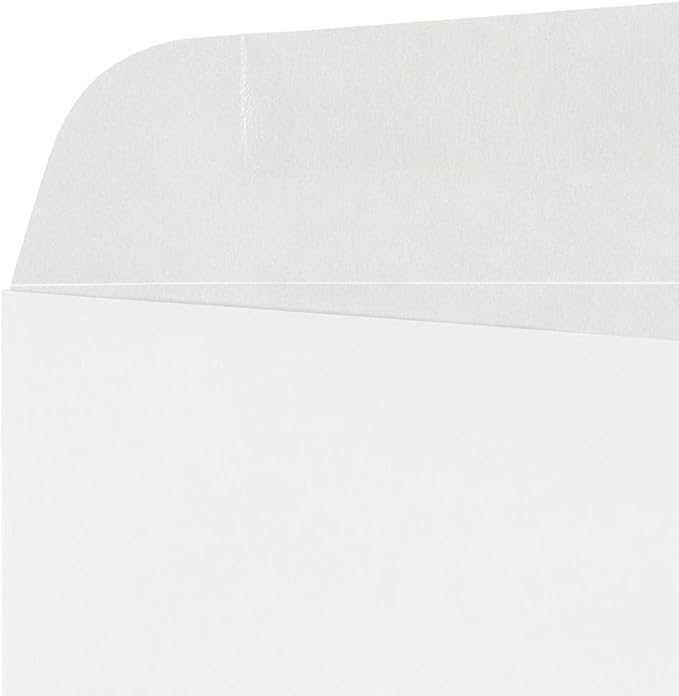 LUXPaper Square Invitation Envelopes | 9 1/2" x 9 1/2" | Clear Translucent | 30lb. Text | 50 Qty