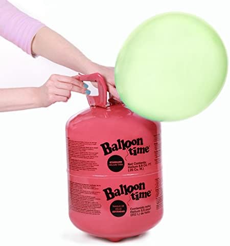 Helium Tank for Balloons At Home, 14.9 Cu Ft Helium Balloon Pump Kit with 50 ...