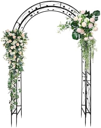 vingli garden arbor, arch for wedding ceremony party shown in use