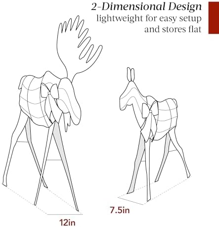best choice products 2d moose family outdoor 2pc shown in use