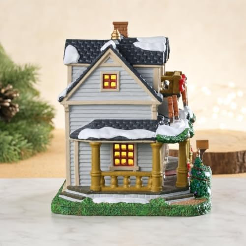 lemax village collection winter haven #95501, close-up detail